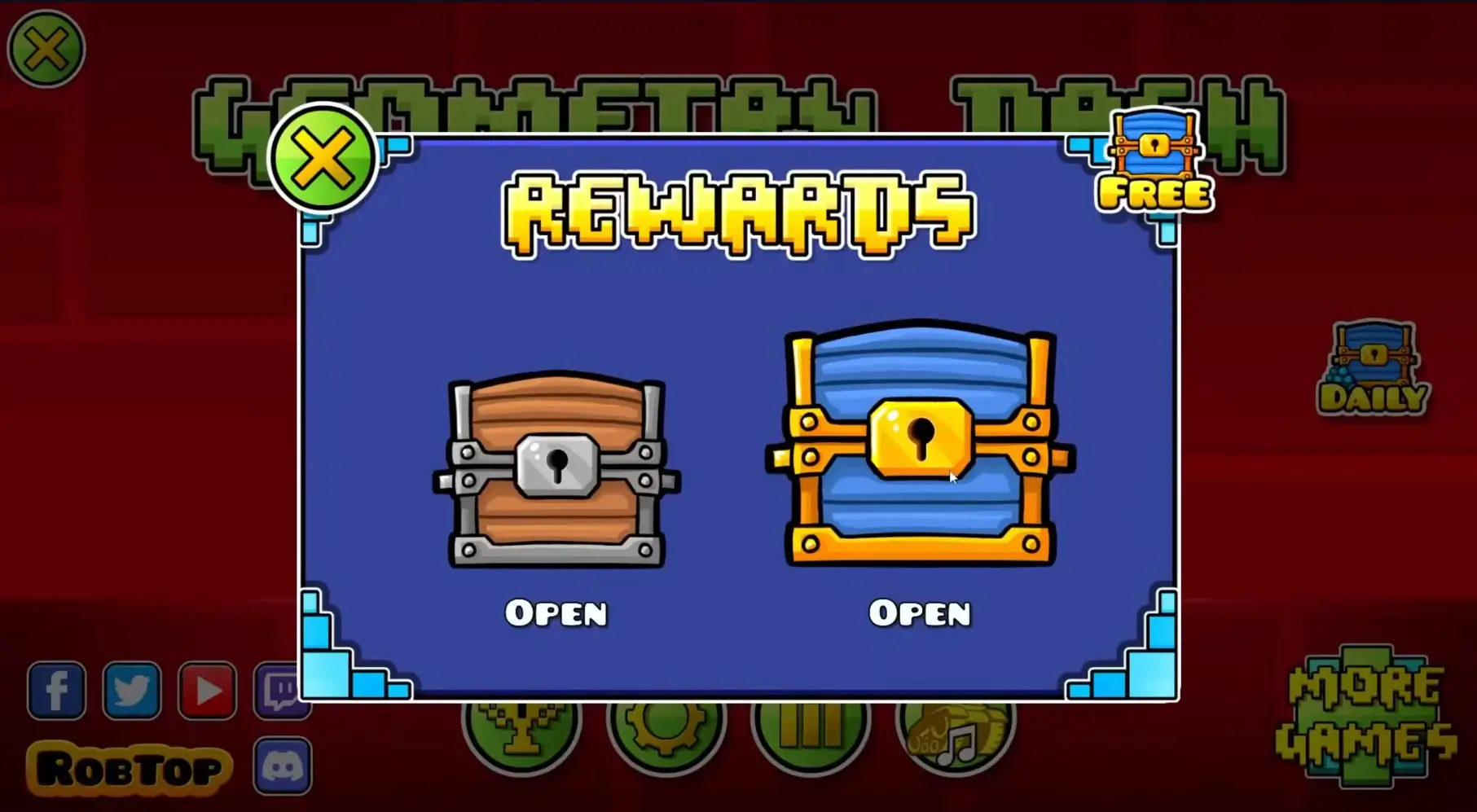 Geometry Dash Daily Chests