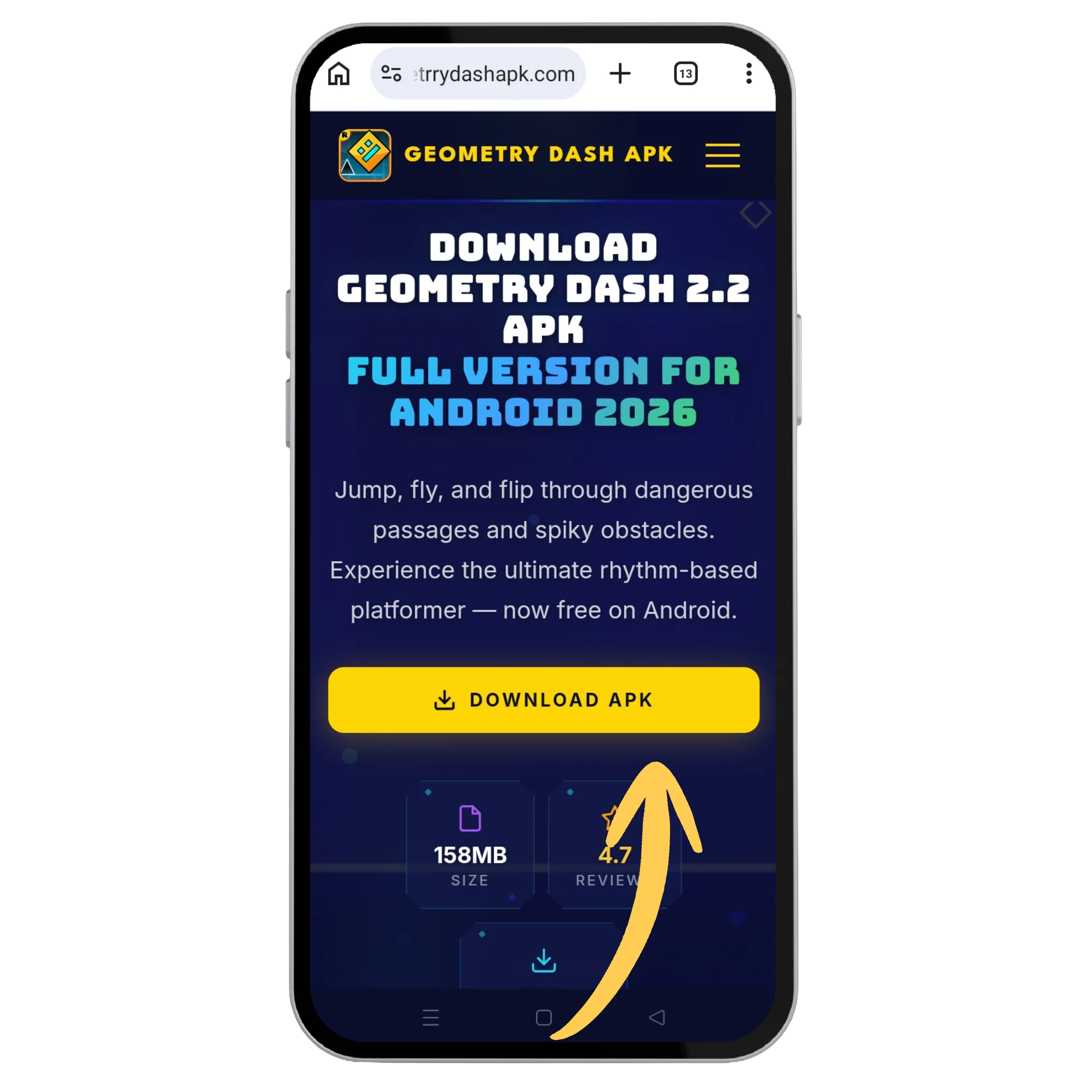 Click Download APK button