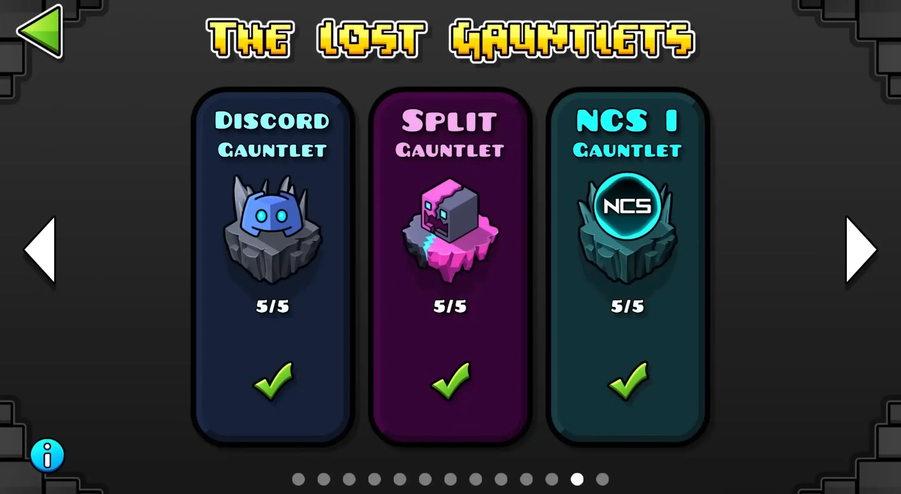Geometry Dash APK Gauntlets