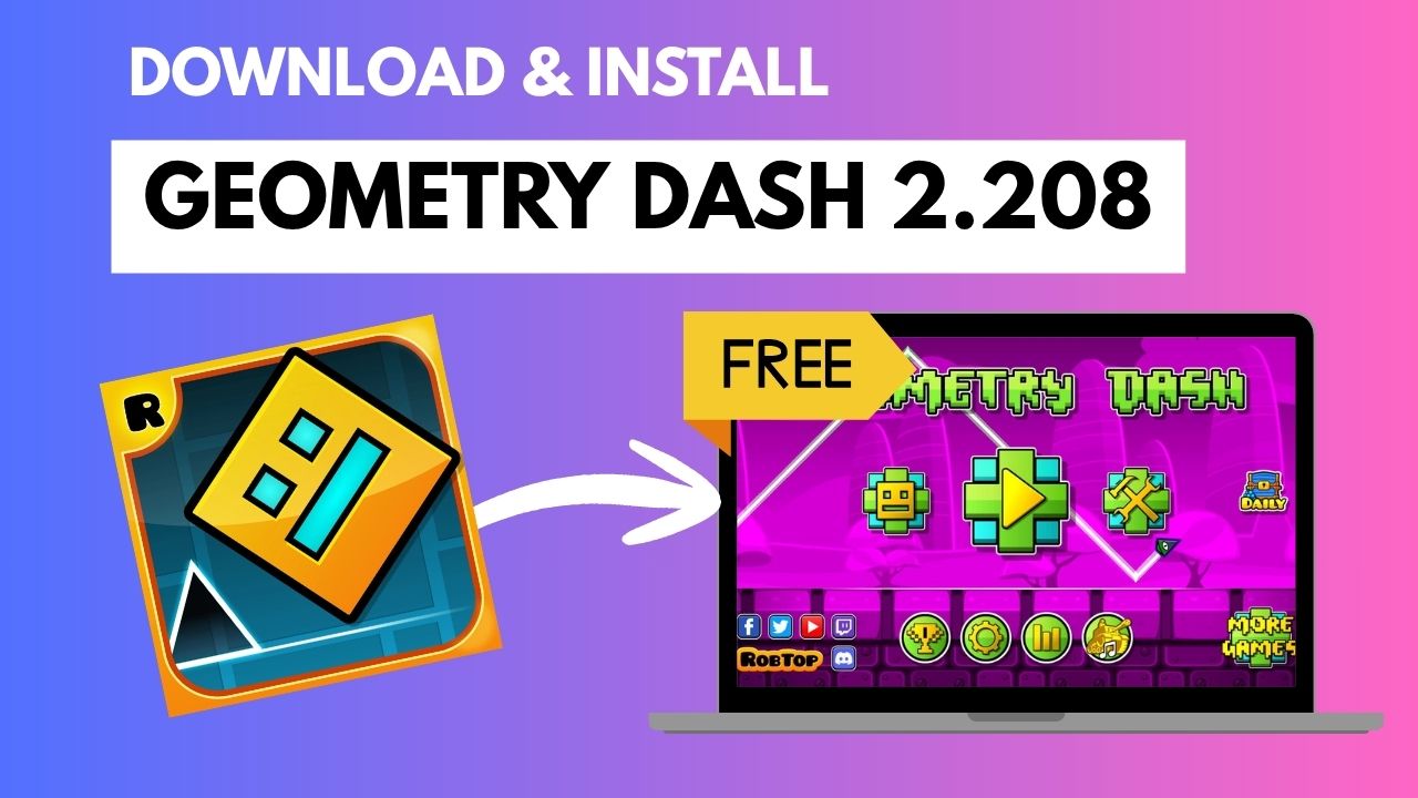 Geometry Dash APK Download & Installation Video